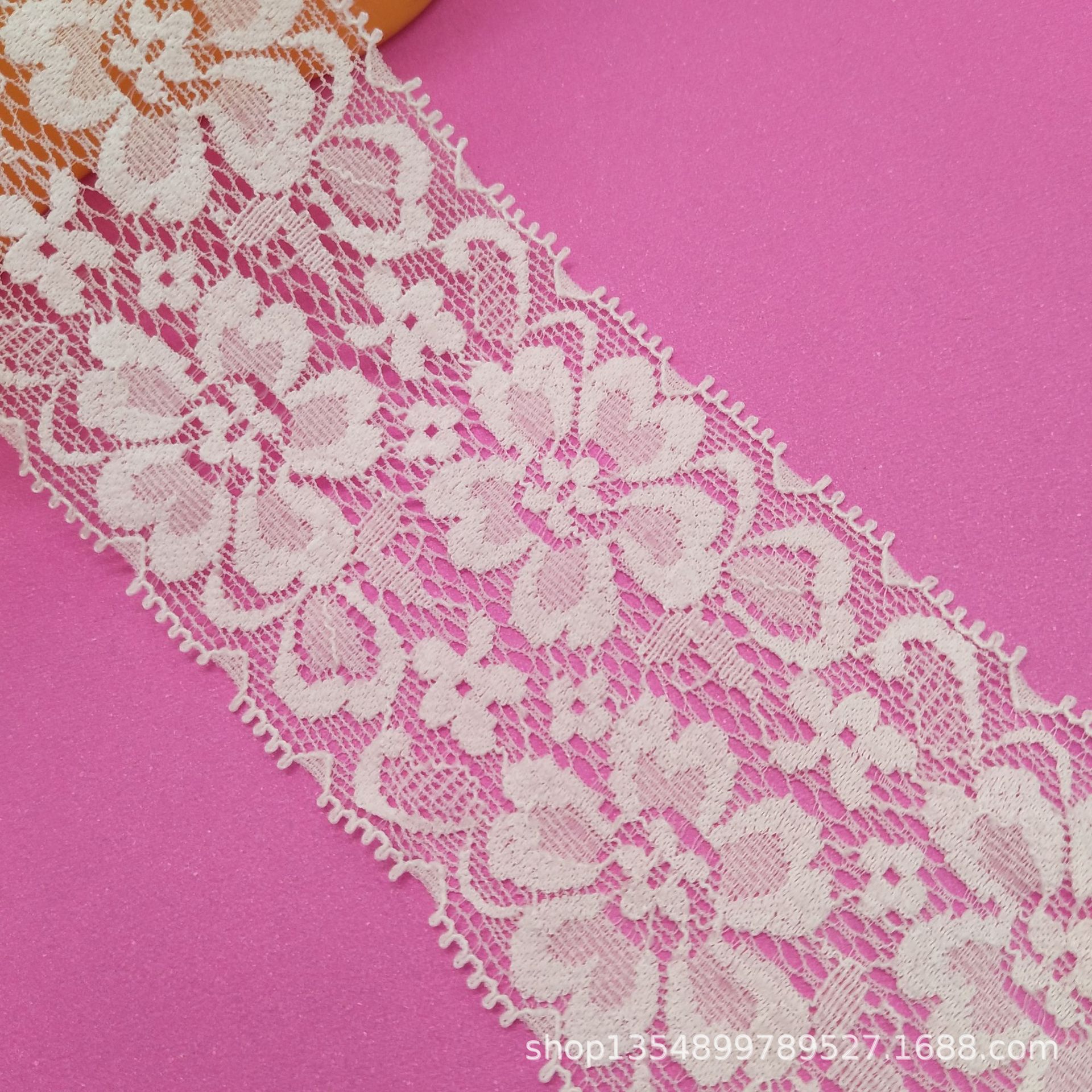 工厂批发新款特价6cm弹力蕾丝花边发饰帽子花边辅料量大优惠