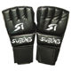 Sagitar Finger Boxing Gloves Sandbag Half Finger Open Finger Knuckles Palm Breathable Five Finger Sanda Leather Finger