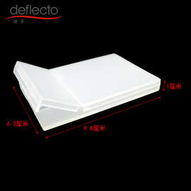 迪多工厂 便携塑料名片盒 信用卡盒 半透明磨砂名片夹 翻盖卡片盒