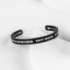 Trend retro bracelet with letters for beloved stainless steel, jewelry, European style