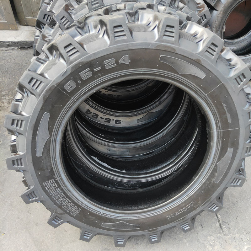 9.5-24现货拖拉机轮胎11.2-24人字花纹 农用轮胎9.5-24