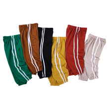 韩版童装2025夏款爆款儿童男童长裤 中小童棉麻运动长裤一手货源