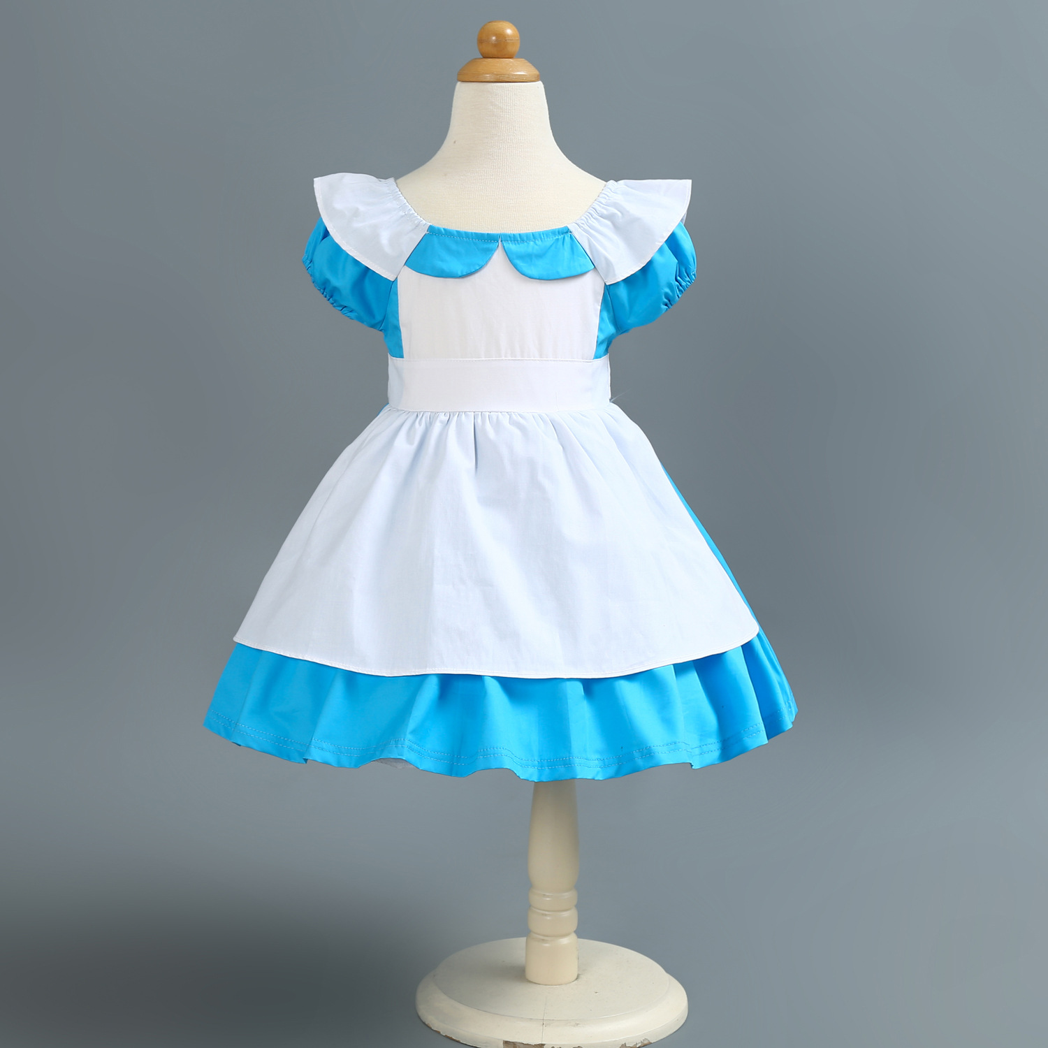 Falda infantil europea y americana ins transfronteriza exclusiva 2019 vestido de princesa para niñas falda de algodón de seda Aili cumpleaños falda de Halloween