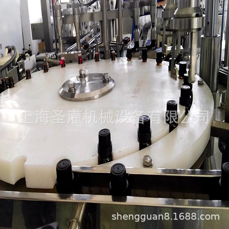 10ml精油灌装旋盖机全自动西林瓶精华液灌装机滴管瓶液体灌装机