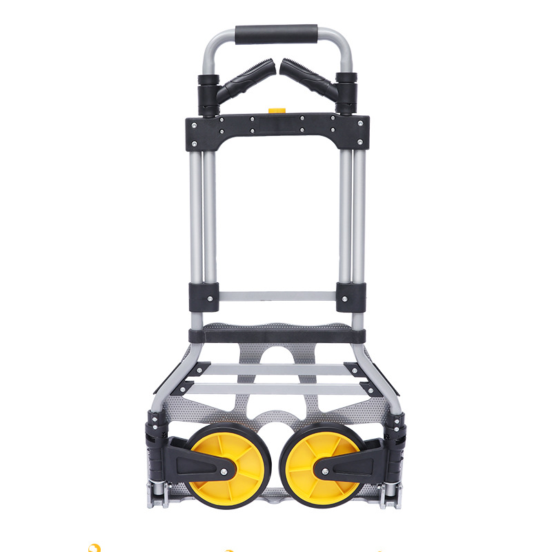 折叠手拉车便携拉货车载重王手拉车拉杆手推车仓库搬运费静音拖车|ms