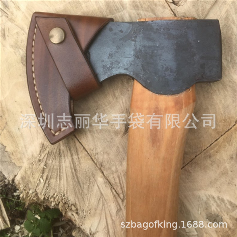 生产户外开山斧套  真皮斧头套 头层牛皮斧头套