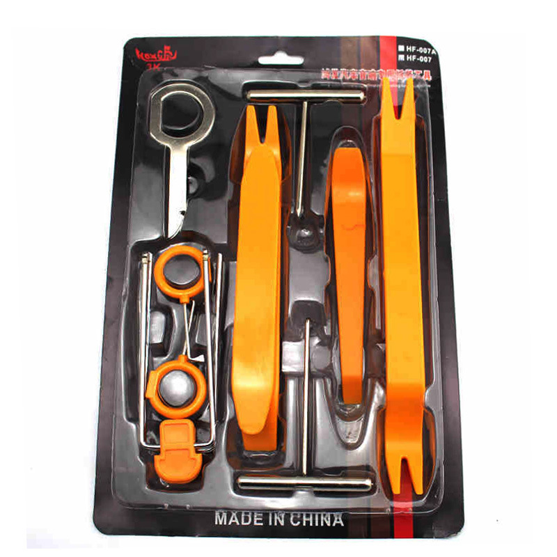 汽车音响导航拆装工具撬棒 门板卡子拆卸 改装隔音专用翘板12件套