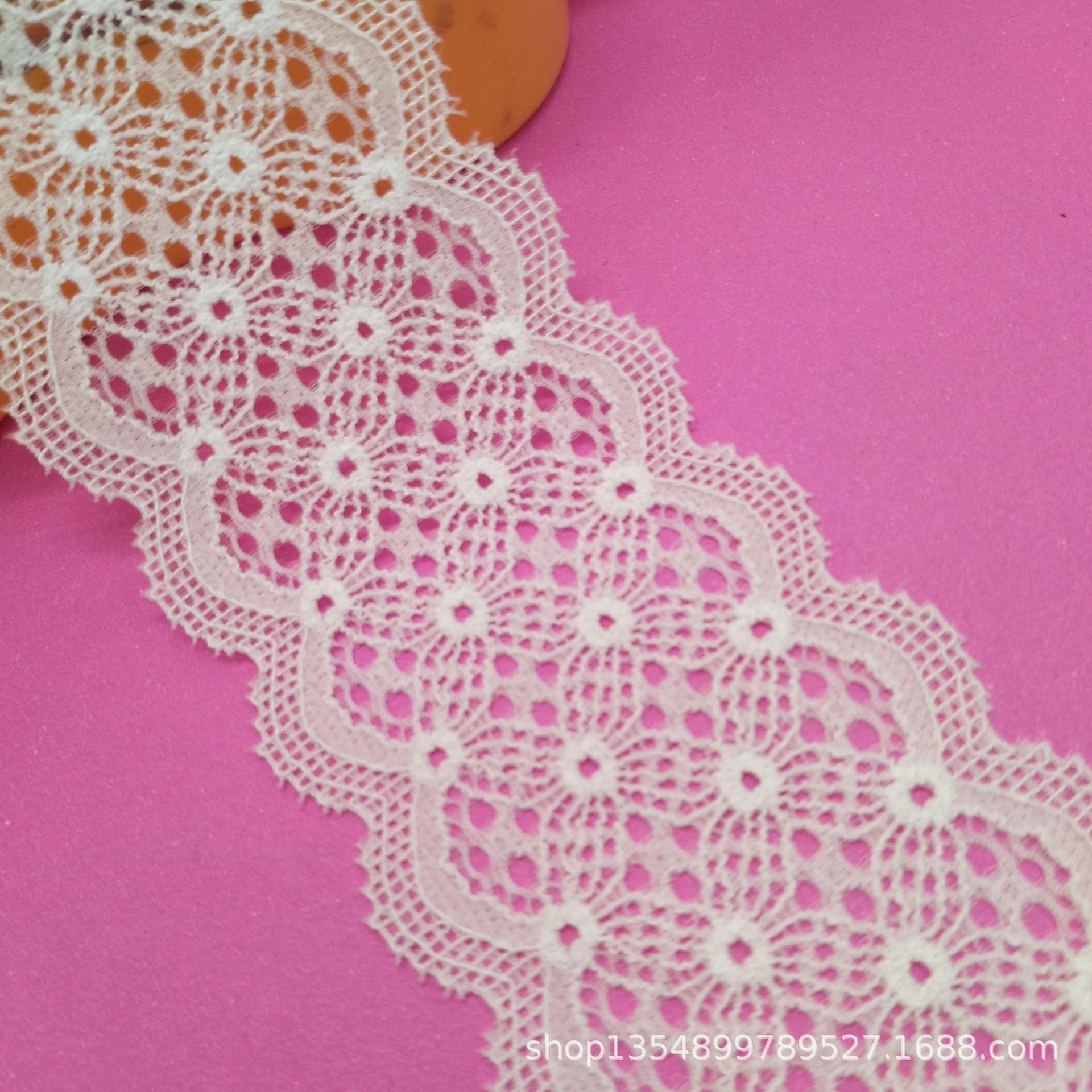 厂家现货批发新款6cm好质量弹力蕾丝花边 弹力花边 弹力蕾丝边