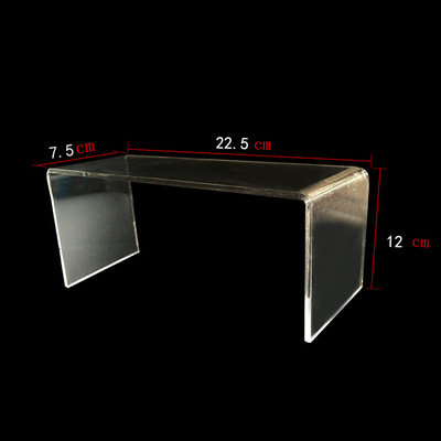 Expositor de Zapatos de Plástico Transparente en Forma de U para Zapatos y Bolsos