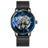 Al-8621 black shell blue surface Milan Band
