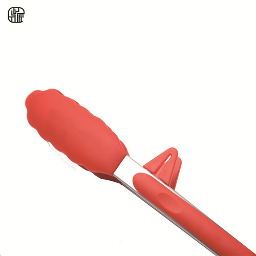 Amazon 9-inch 12-inch silicone food clips 2-piece set with stand food clips temperature-resistant steak clips barbecue clips