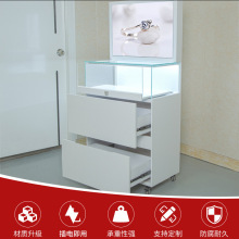 玻璃珠宝展示饰品柜台木质烤漆饰品首饰陈列摆放展柜设计定制产品