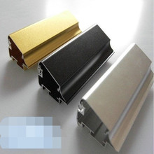 4cm 超薄灯箱铝型材 金色超薄铝型材led超薄广告灯箱铝合金边框