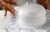 Plastic transparent soft scraper cake cream scraping tablet cream scrape cake noodles oval arc surface