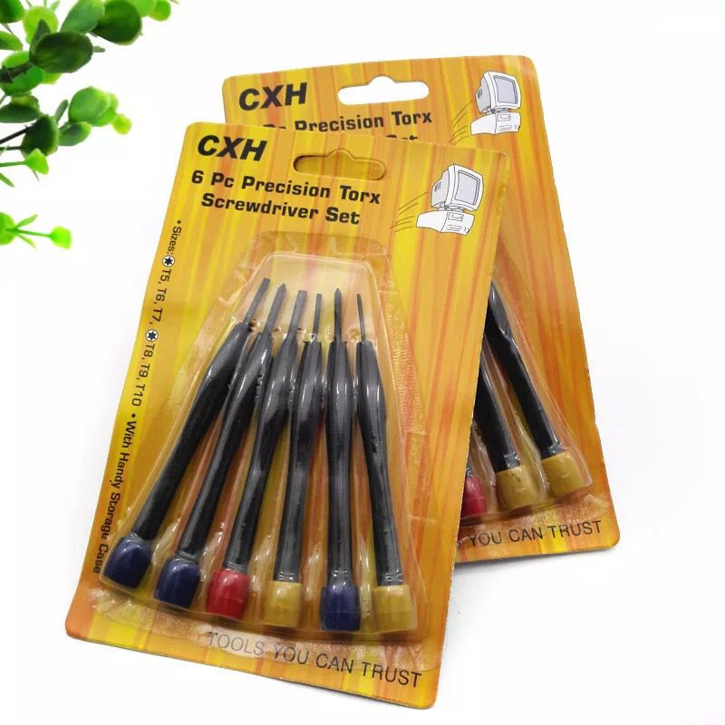 Directo de fábrica herramientas informáticas 6PC traje reloj destornillador multifunción destornillador dos yuanes Venta caliente