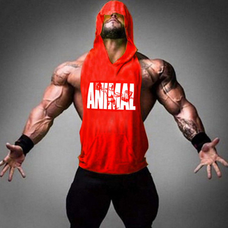 Fitness Vest Men's Loose Sportswear Large Split Hollow Large Cuff Sleeveless T-shirt I-shaped Training Top Cotton Fashion Fitness Vest Men's Loose Sportswear Large Split Hollow Large Cuff Sleeveless T-shirt I-shaped Training Top Cotton Fashion
