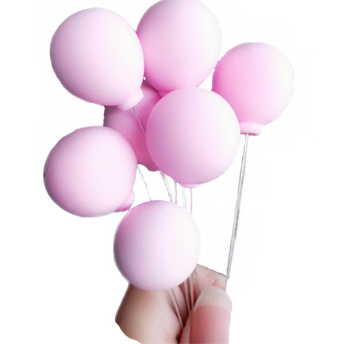 小弘糖粘土单支气球摆件2023新品蛋糕烘培创意装饰气球仪表台装饰