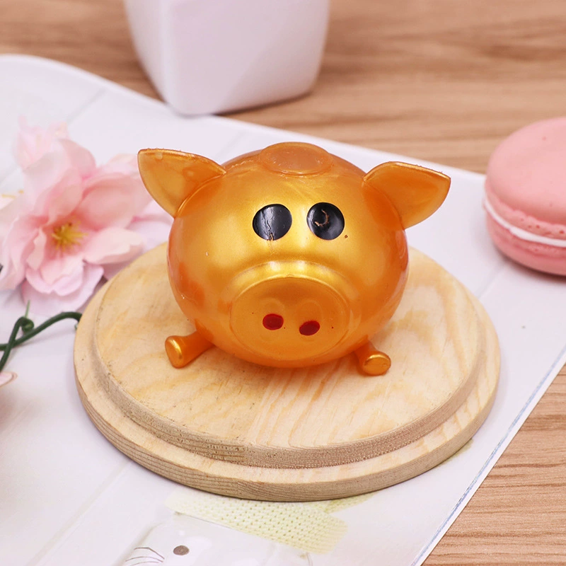 Anti-Stress Water Ball Squeeze Toy, Realistic Fruit & Animal Shapes, 6 cm, Soft Sticky