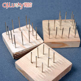 龙结中国结工具盘长结艺钉板模板免费教学视频图片教程原创设计