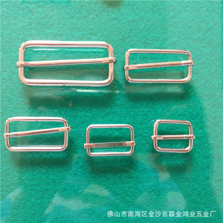 厂家供应铁线日字扣 拉芯扣调节扣半圆三挡扣D字扣箱包五金