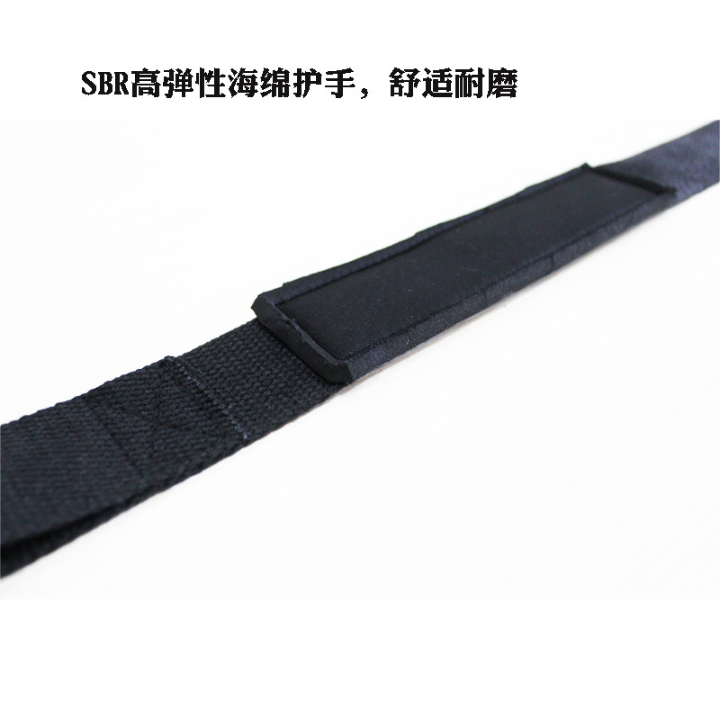 Cinturón de refuerzo deportivo tirón duro fitness levantamiento de pesas correa de muñeca SBR resistente al desgaste cinturón antideslizante pull-up cinturón de agarre al por mayor