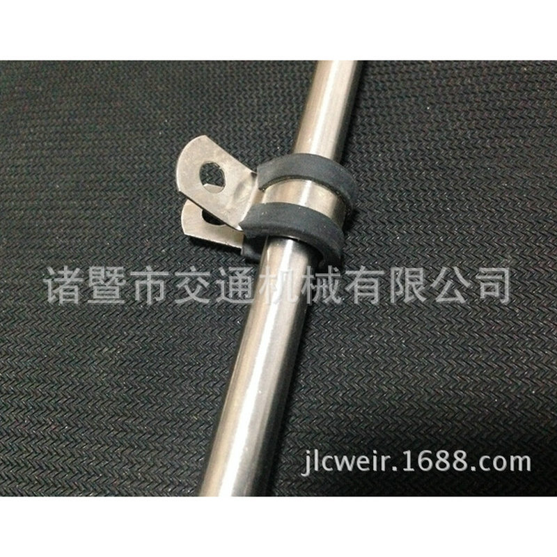 金属快速管卡 10mm不锈钢连胶条管卡 固定管夹卡箍抱箍