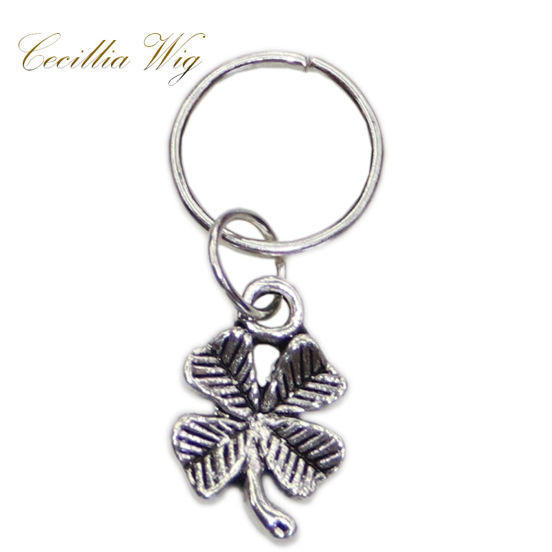 Peluca negra joyería anillo Africano Twist trenza de primavera trenza de tres hilos trenza hueca anillo de extensión de cabello trenza sucia anillo decorativo