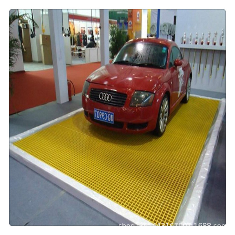 玻璃钢格栅盖板化工厂污水处理  地格栅树池盖板洗车房地格栅