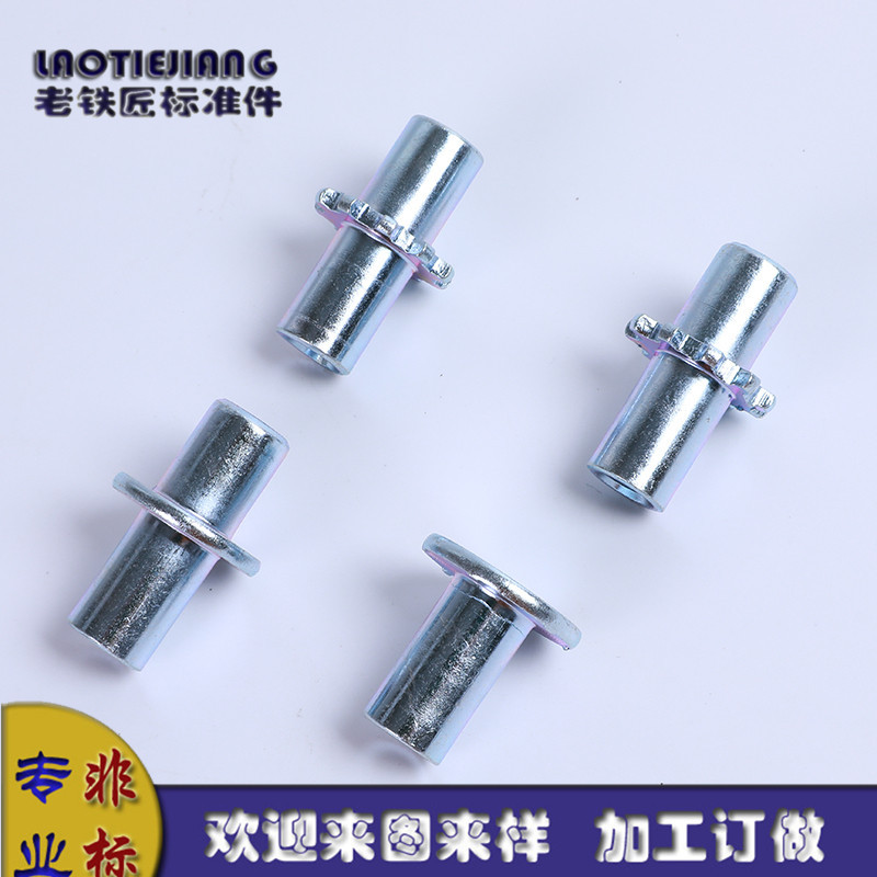 源头厂家不锈钢双头束双头中垫双头螺母带齿空心螺母批发