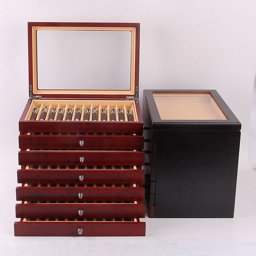 Pen box 12 23 34 wooden pen display box stationery box paint pen storage box wooden box