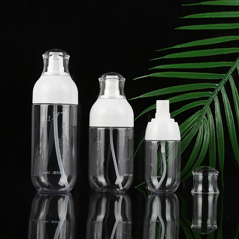 护肤品包材 旅行便携式细雾喷瓶 透明加厚PETG喷雾瓶 花水分装瓶