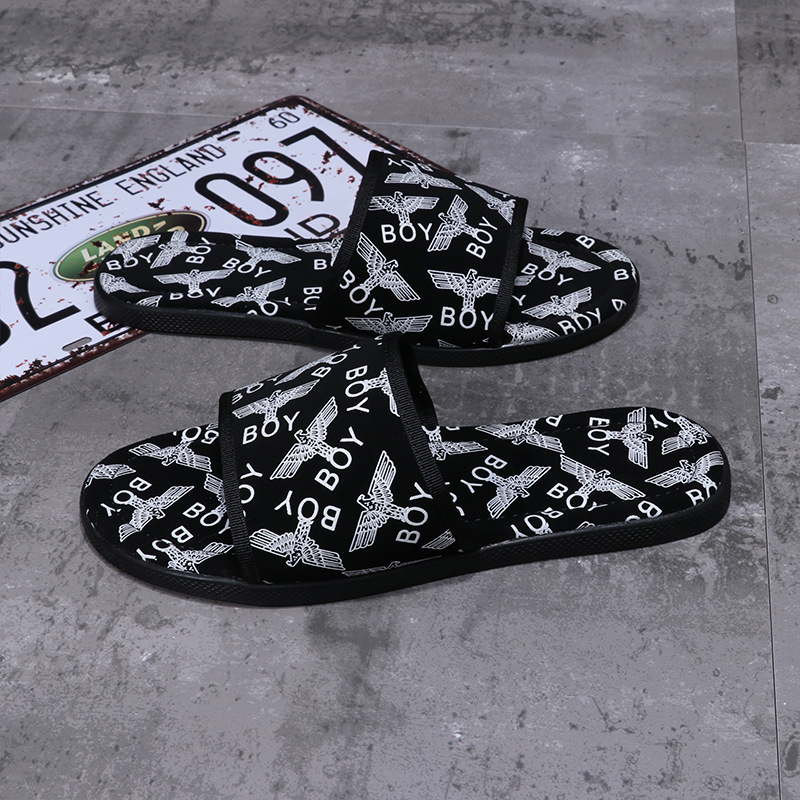 时尚外穿沙滩凉拖鞋春夏新款潮流男士拖鞋休闲居家清凉一字拖人字