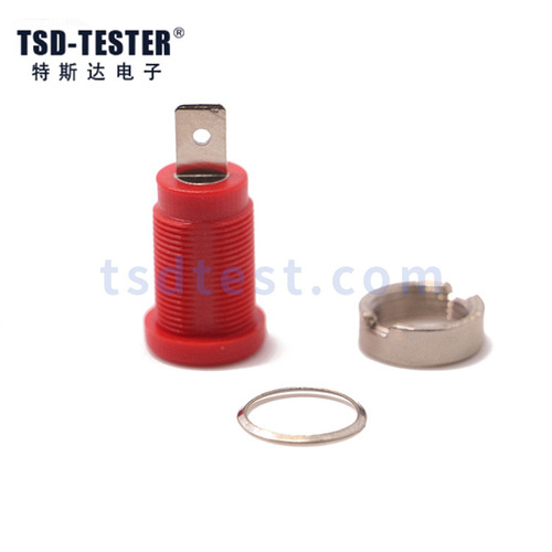 S4332 panel socket binding post insert banana socket ABS plastic case nickel-plated resistant
