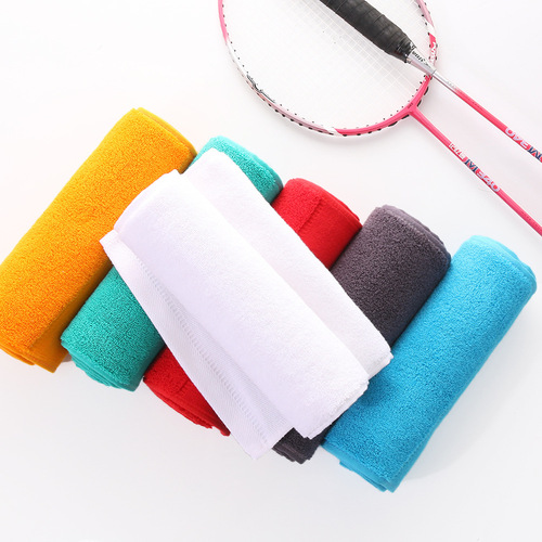 Pure cotton outdoor extended sports absorbent towel 25*110 spring and summer golf sports fitness 140g sweat absorbent towel