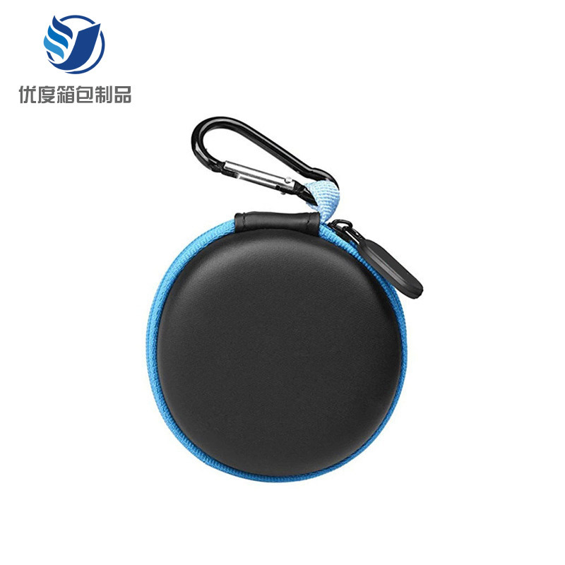 Bolsa de almacenamiento redonda de EVA 3C en stock, estuche para auriculares, caja para cable de datos y cable de carga, estuche para auriculares, bolsa práctica. image 3