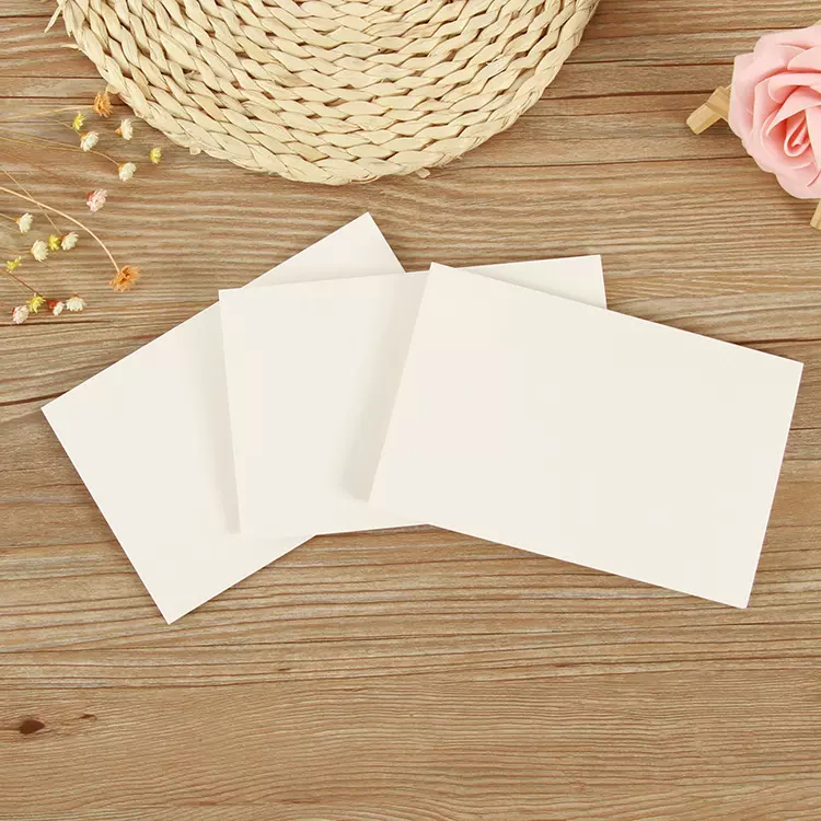 批发牛皮纸对折空白卡片怀旧复古风DIY单词卡片创意纪念贺卡HK02