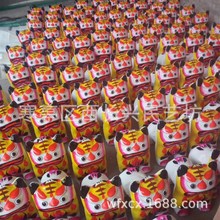 潍坊传统手绘泥塑老虎 高密泥塑 教辅材料DIY白胚老虎 彩绘泥叫虎