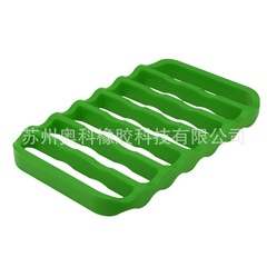 New silicone heat-resistant mat, silicone drip mat, small silicone baking rack, heat-resistant spatula holder
