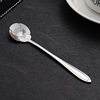 Spoon stainless steel, coffee mixing stick contains rose, Birthday gift