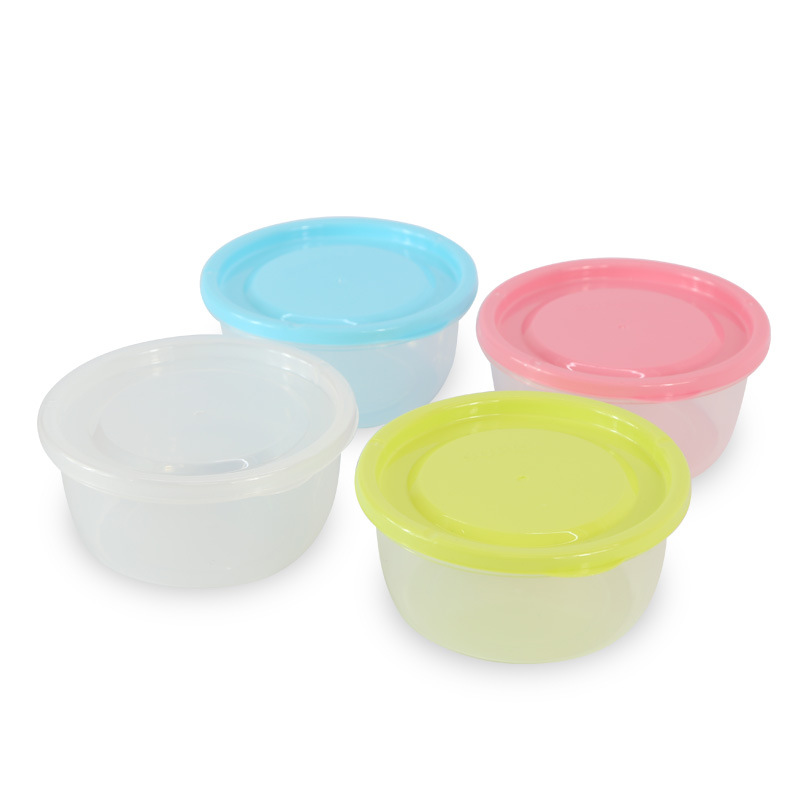 Mini refrigerador redondo, caja de conservación de alimentos, lonchera pequeña, lonchera de cocina, caja de almacenamiento para refrigerador, caja selladora de alimentos, venta al por mayor