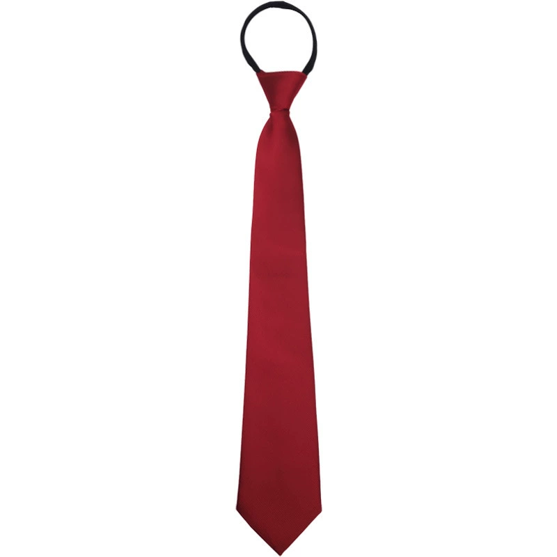Tie with zipper, direct factory sales, polyester