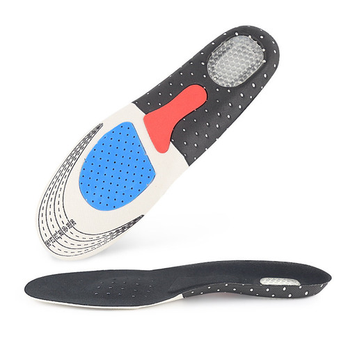 Breathable sweat-absorbing shock-absorbing elastic cushioning military training insoles for men and women sweat-absorbing sports insoles EVA insoles for basketball running