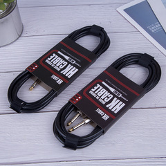 Guitar Cable 3M Black Skin Audio Folk Electric Guitar Bass Guitar Musical Accessories Factory Origin