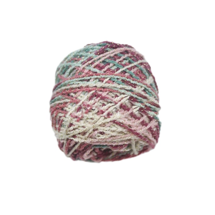 厂家供应8支双股包金丝TT纱波纹纱 毛衣线毯专用纱花式纱