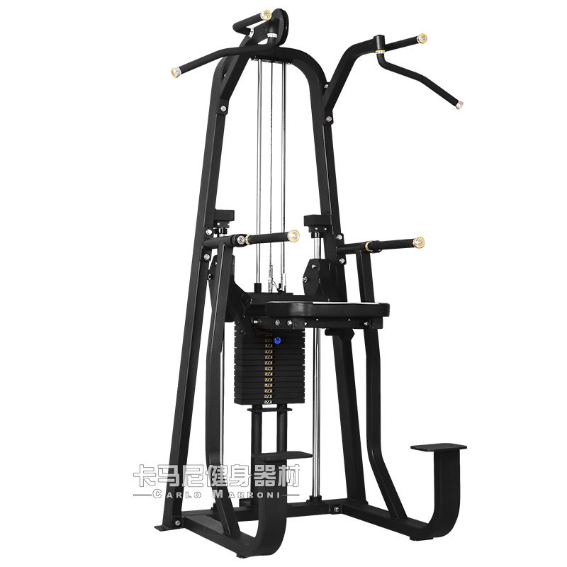 Equipo de fitness comercial barras paralelas y estación de dominadas equipo multifuncional de fuerza para gimnasio