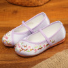 Hanfu girl embroidered shoes Old Beijing children's handmade cloth shoes ethnic style old -fashioned shoes student dance performance shoe