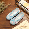 Hanfu girl embroidered shoes Old Beijing children's handmade cloth shoes ethnic style old -fashioned shoes student dance performance shoe