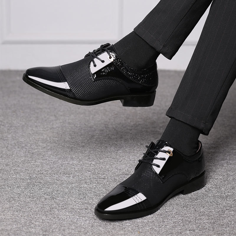 Men's Shoes Summer 2024 New Leather Shoes Men's Business Formal Shoes Men's Casual Shoes Versatile Wedding Shoes Dropshipping