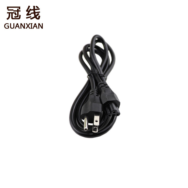 Manufacturers supply American standard plum tail power cord American gauge notebook plug wire American computer power cord