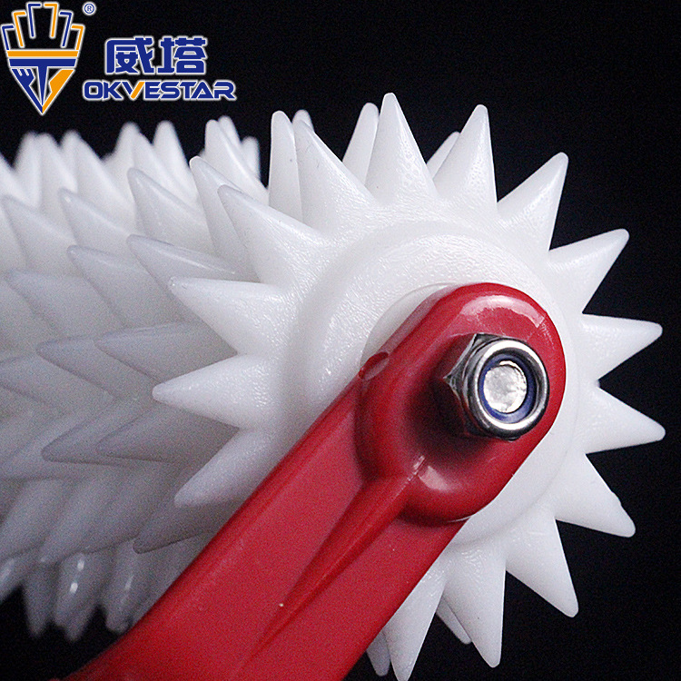 Perforador de pizza aguja de pizza rodillo perforador de agujero aguja de pizza rueda de aguja rodillo fila burbuja trabajador